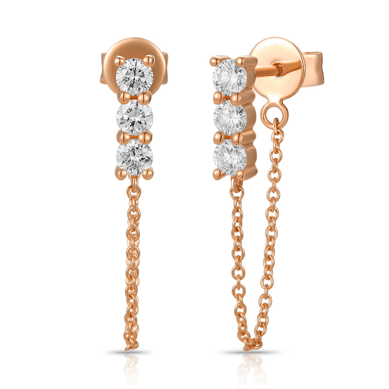 Chain Stud Earring - Kindspark