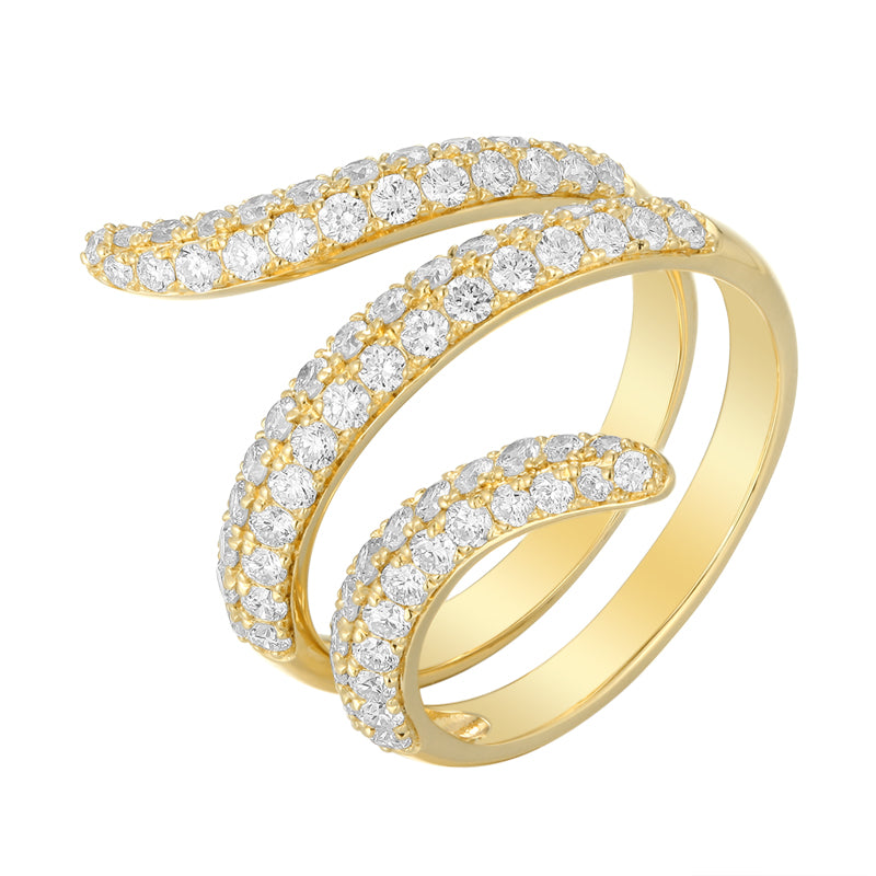 Spiral Cocktail Ring