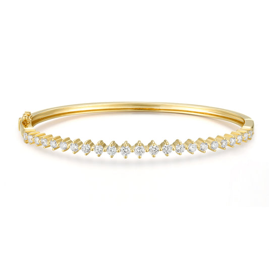 Round Diamond Bangle - Kindspark