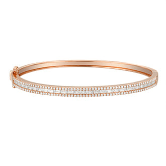 Baguette Diamond Bangle - Kindspark