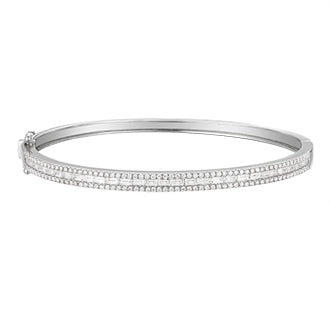Baguette Diamond Bangle - Kindspark