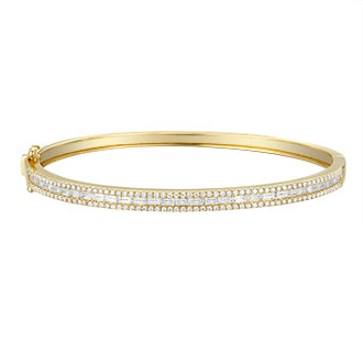 Baguette Diamond Bangle - Kindspark