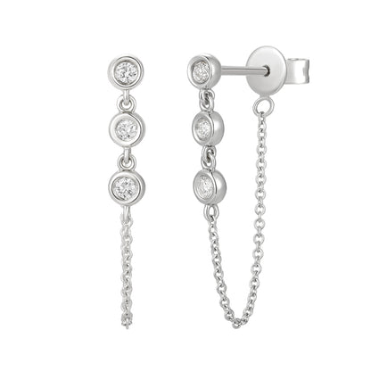 Chain Stud Earring