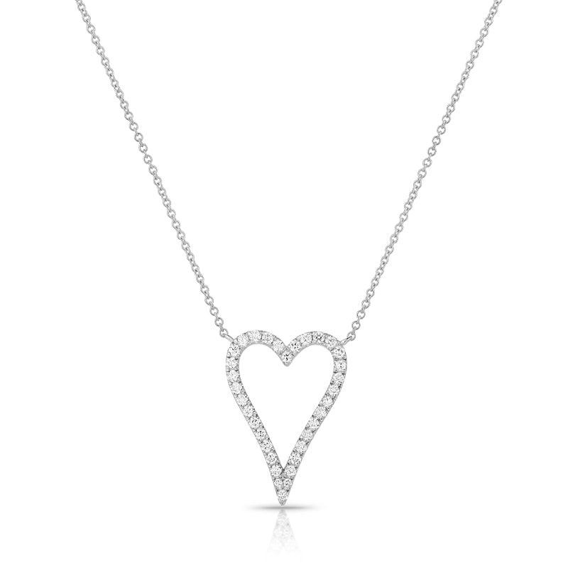 Heart Design Diamond Necklace - Kindspark