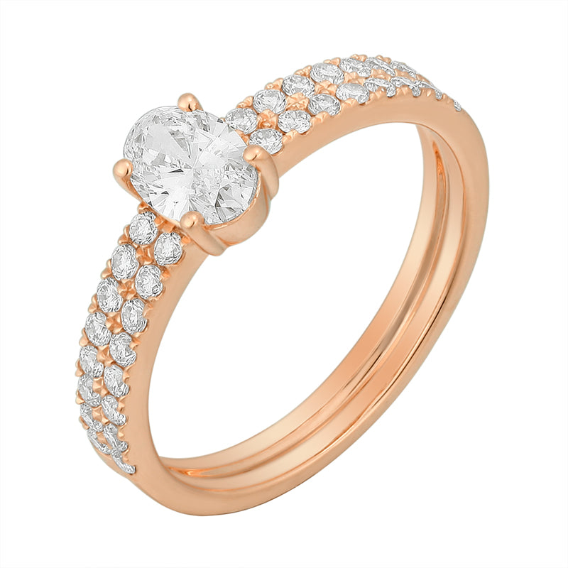 Oval Diamond Eternity Ring for Timeless Elegance