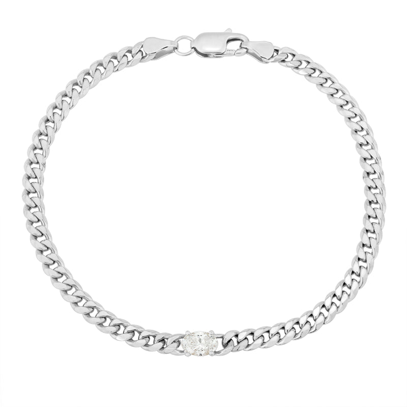 Snake Chain Bracelet - Oval