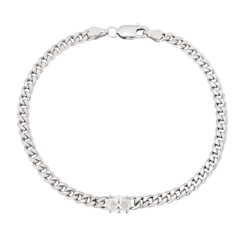 Snake Chain Bracelet - Oval