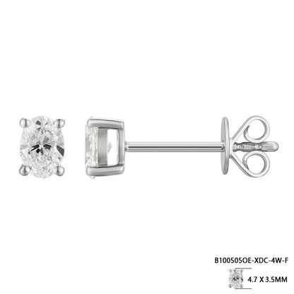 Classic Oval Ear Studs - Kindspark