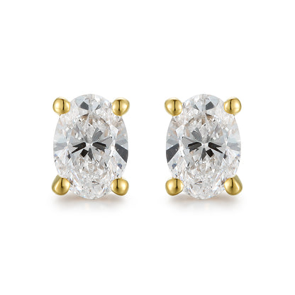 Classic Oval Ear Studs - Kindspark