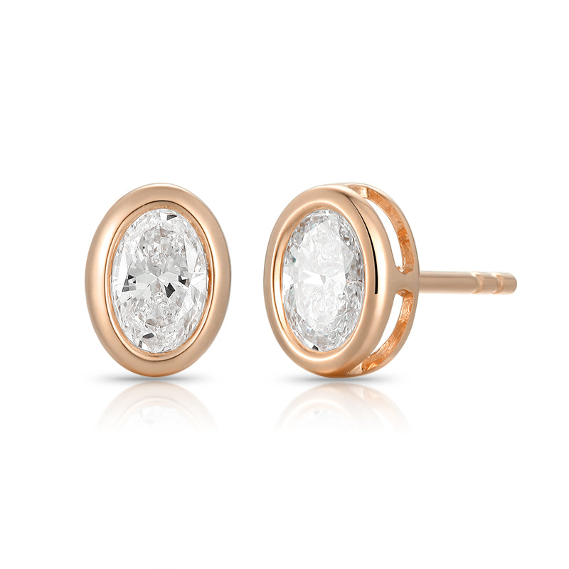 Bezel Setting, Oval Diamond - Kindspark