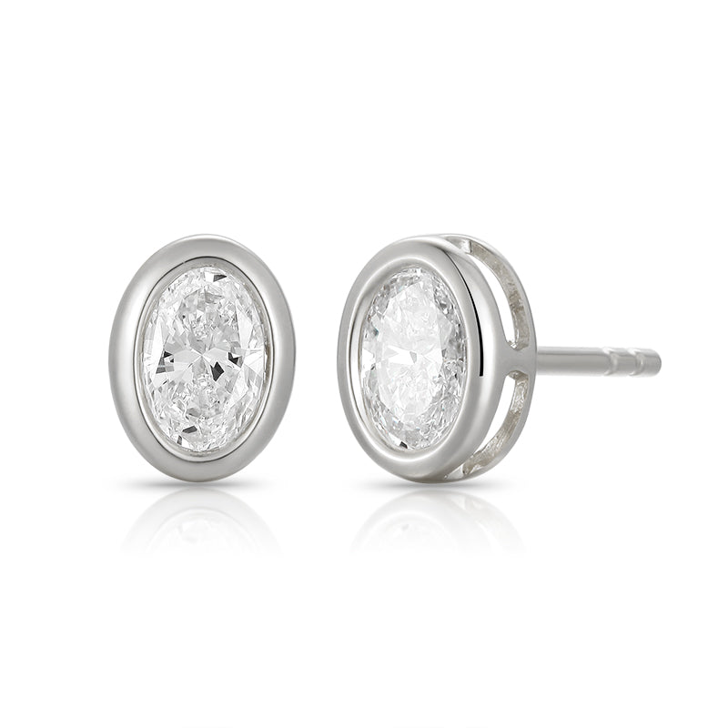 Bezel Setting, Oval Diamond - Kindspark