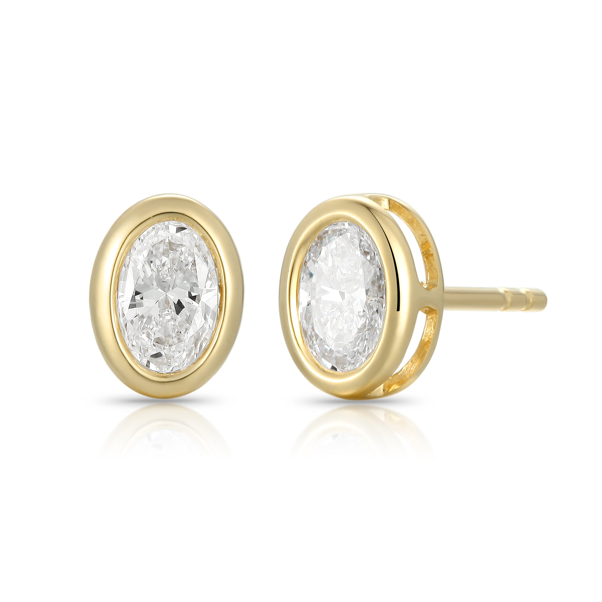 Bezel Setting, Oval Diamond - Kindspark