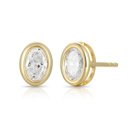 Bezel Setting, Oval Diamond - Kindspark