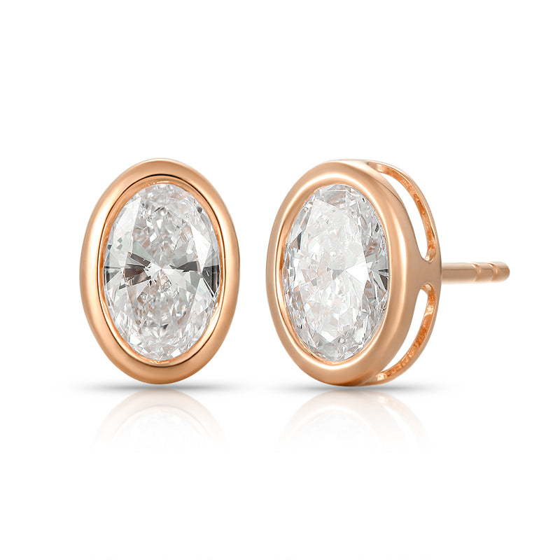 Bezel Setting, Oval Diamond - Kindspark