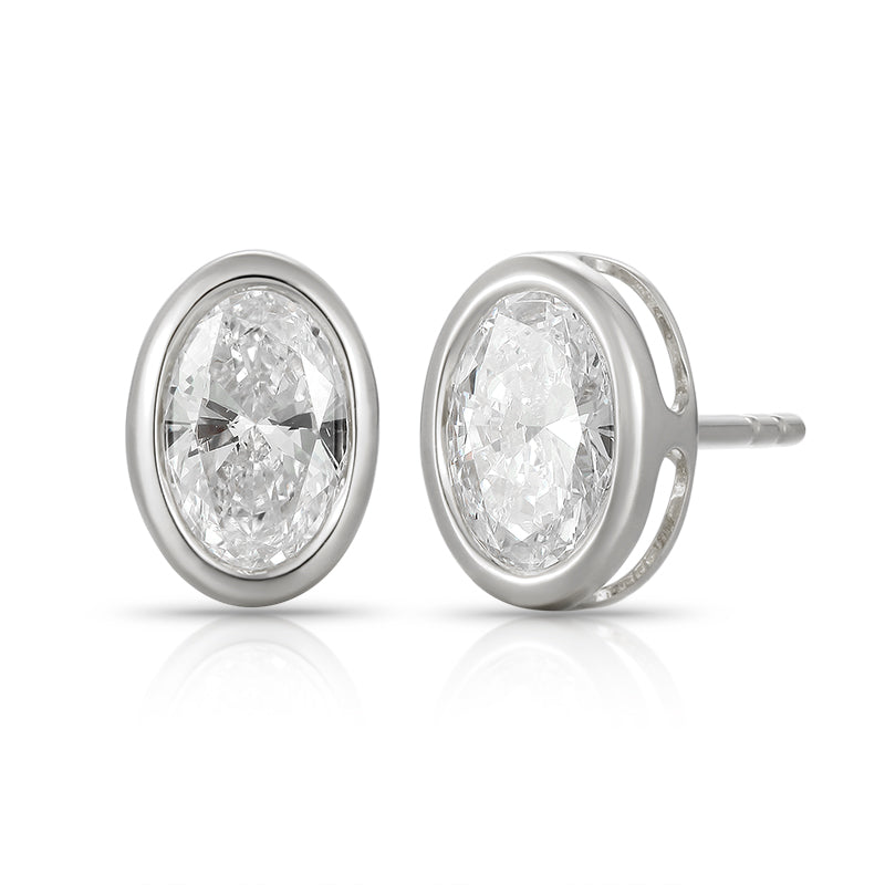 Bezel Setting, Oval Diamond - Kindspark