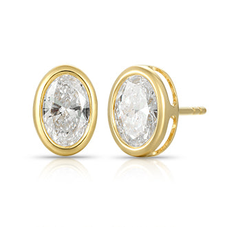 Bezel Setting, Oval Diamond - Kindspark