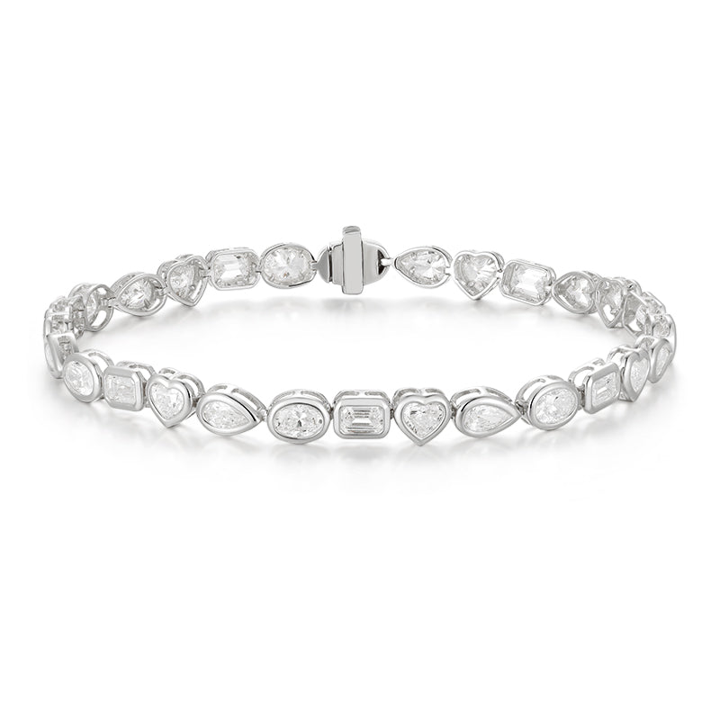 Tennis Bracelet - Mixed Shape Diamond - Kindspark