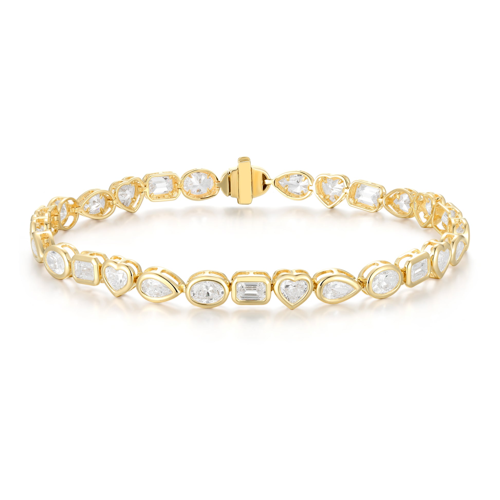 Tennis Bracelet - Mixed Shape Diamond - Kindspark