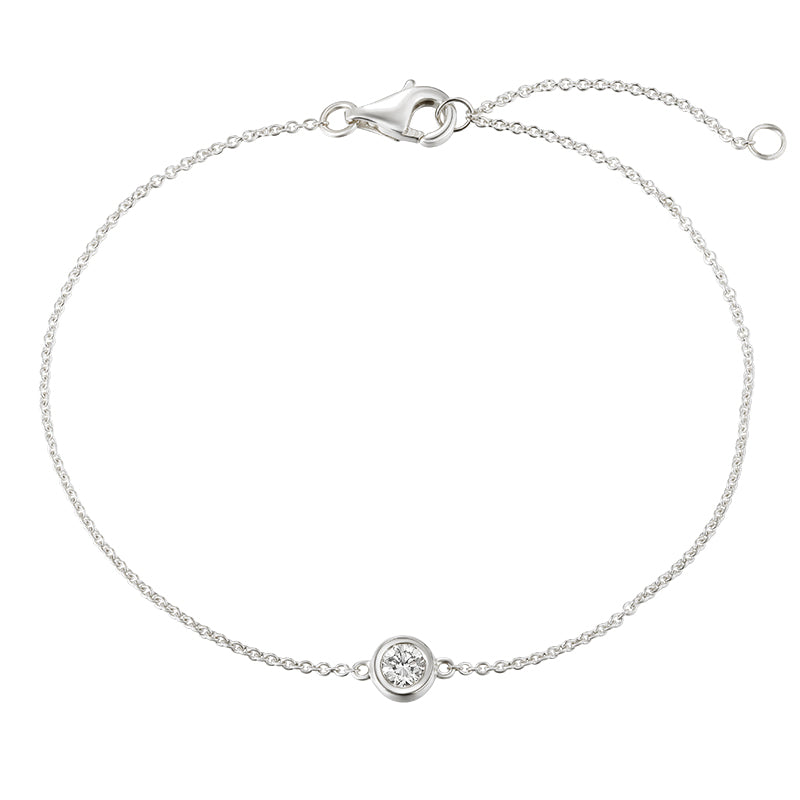 Single Stone Diamond Bracelet - Kindspark