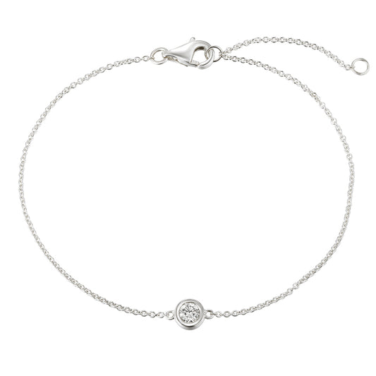 Single Stone Diamond Bracelet - Kindspark
