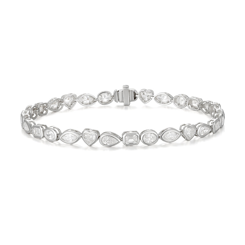 Tennis Bracelet - Mixed Shape Diamond - Kindspark