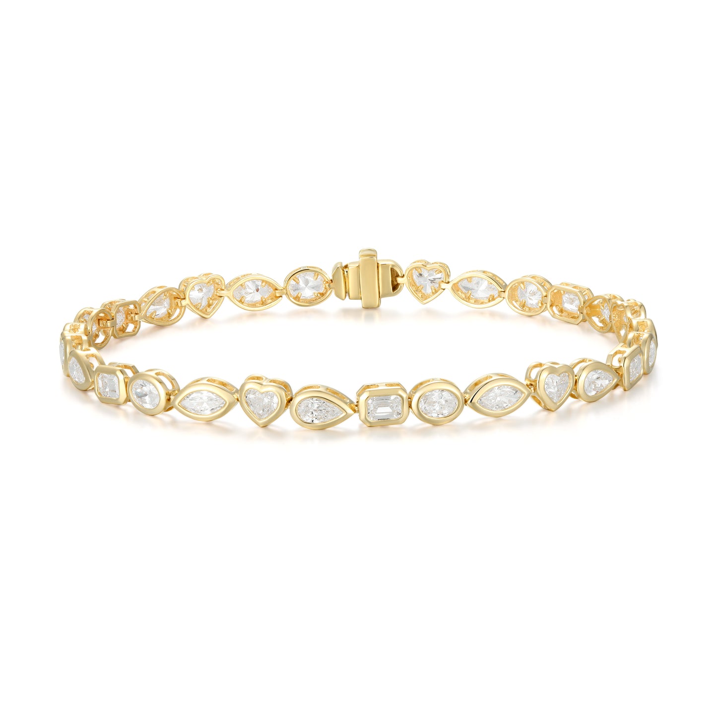 Tennis Bracelet - Mixed Shape Diamond - Kindspark