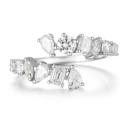 Open Ring - Mixed Shape Diamond - Kindspark