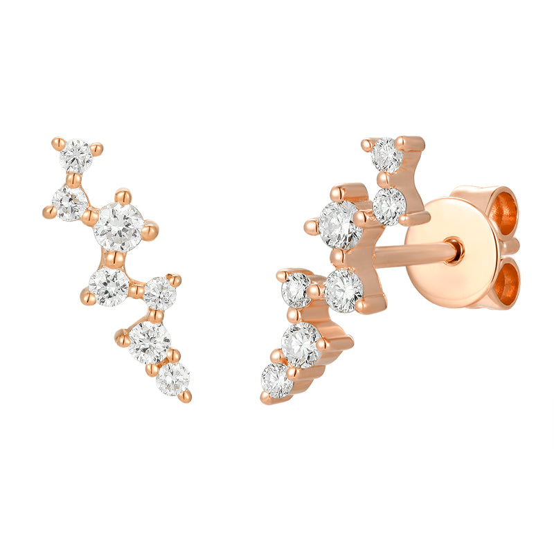 Star Gazing Diamond Ear Stud