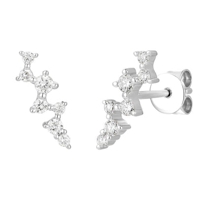 Star Gazing Diamond Ear Stud