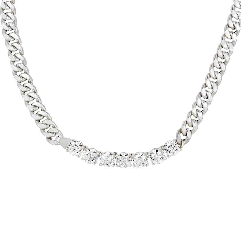 Brilliant Cut Diamond Chain Necklace