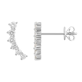 Crescent Stud Earring - Kindspark