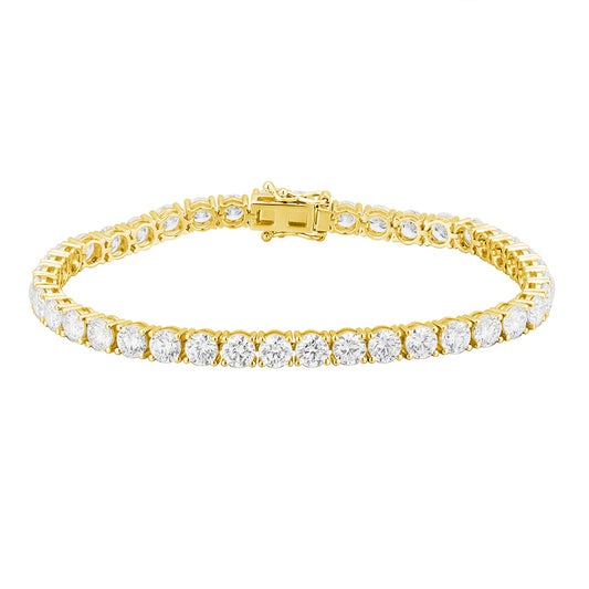 Bold Spark Tennis Bracelet -Round Diamond|Lab-grown diamond Bold Spark Tennis Bracelet -Round Diamond| KindSpark Jewellery| Affordable jewellery for everyday wear
