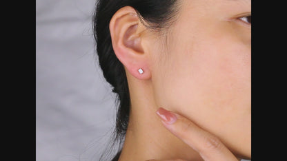 Classic Emerald Cut Single Stud