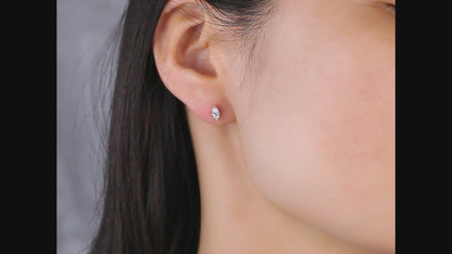 Marquise Ear Studs