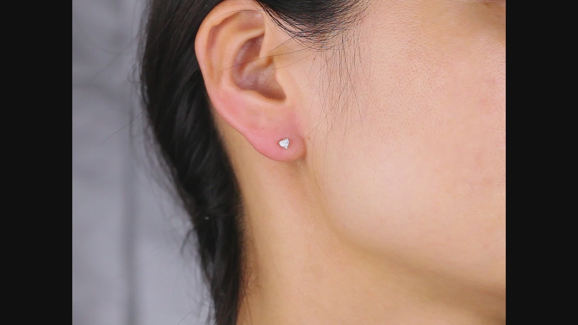   Classic Heart Cut Diamond Single Stud|  Classic Heart Cut Lab-grown diamond Single Stud| KindSpark Jewellery| Affordable jewellery for everyday wear
